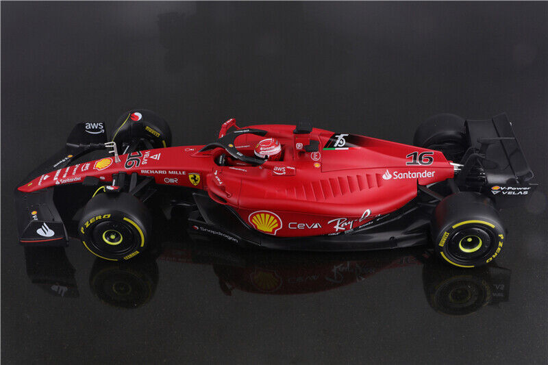 Bburago 2022 F1 Ferrari F1 75 Ferrari Racing Team #16 Racing C Leclerc –