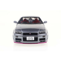 Solido 1999 Nissan Skyline GTR R 34 Grey 1/18 scale diecast model car