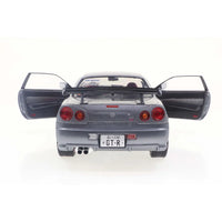 Solido 1999 Nissan Skyline GTR R 34 Grey 1/18 scale diecast model car