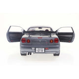 Solido 1999 Nissan Skyline GTR R 34 Grey 1/18 scale diecast model car