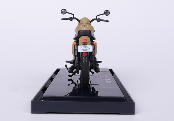 Maisto Jawa Khakhi Miniature Model Bikes; 1:18 Die-Cast Scale Model  Motorbike, Adult