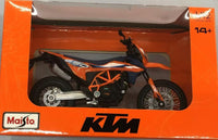 Maisto 2023 KTM 690 SMC Bike Diecast model Orange 1/12