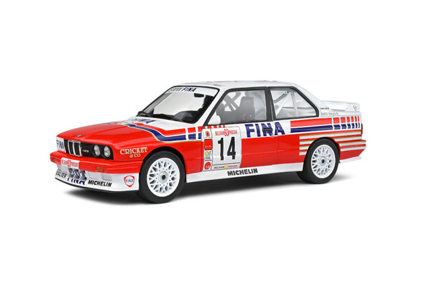 Solido BMW E30 M3 no 14 Duez Belgium Procar - Racing 1993 - white Diecast Car 1/18