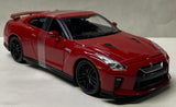 Bburago 2017 Nissan GTR Red 1/24 scale model car