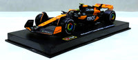 Bburago 2024 F1- Mclaren F1 MCL38 With Driver Figure #4 Lando Norris 1/43