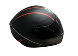 AGV Black With Red Stripes Miniature Motorcycle bike mini helmet