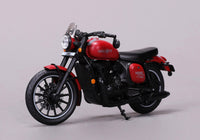 JAWA 42 bike miniature scale model bike in Orion Red colour scale 1/18 by Maisto