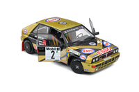 Solido Lancia Delta HF Integrale no.2 Y Loubet / J M Andrie ADAC Rally Deutschland - 1989 - Black Diecast Car 1/18