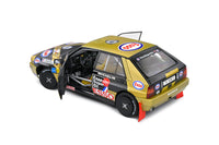 Solido Lancia Delta HF Integrale no.2 Y Loubet / J M Andrie ADAC Rally Deutschland - 1989 - Black Diecast Car 1/18