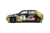 Solido Lancia Delta HF Integrale no.2 Y Loubet / J M Andrie ADAC Rally Deutschland - 1989 - Black Diecast Car 1/18