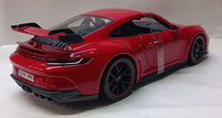 Maisto 2022 Porsche 911 GT3 1/18 Red scale model car