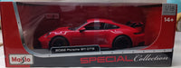 Maisto 2022 Porsche 911 GT3 1/18 Red scale model car