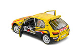 Solido PEUGEOT 306 no.2  T.NEUVILLE/A.CORNET EIFEL - Rally Festival 2022 - Maxi Yellow Diecast Car 1/18