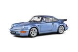 Solido PORSCHE 911 -964 - 1990 - Turbo Blue Diecast Car 1/18