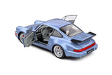 Solido PORSCHE 911 -964 - 1990 - Turbo Blue Diecast Car 1/18