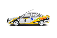 Solido Renault R21 Turbo GR.A no.15 M Rats / M Menard Rally Charlemagne- 1991 - White Diecast Car 1/18