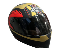 Shoei black gold red Miniature Motorcycle bike mini helmet