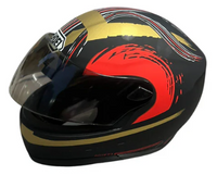 Shoei black gold red Miniature Motorcycle bike mini helmet