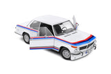 Solido 1971 BMW 2002 TII Turbo Evocation White 1/18 scale diecast model car