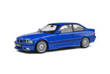 Solido 1996 BMW E36 Coupe M3 Santorin Blue 1/18 scale diecast model car