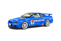 Solido 2000 Nissan GTR R34 Streetfighter Calsonic Tribute 1/18 scale diecast model car