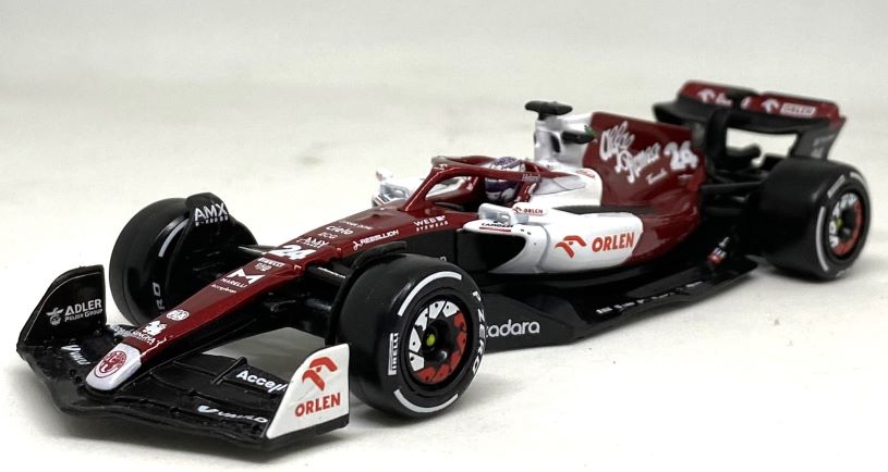 Bburago F1- ALFA ROMEO - F1 C42 TEAM ORLEN RACING N 24 BAHRAIN GP 2022 ...