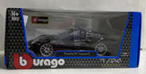 Bburago Porsche 911 Carrera black color diecast scale model car 1/24