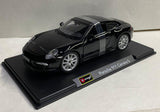 Bburago Porsche 911 Carrera black color diecast scale model car 1/24