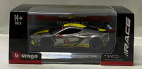 2020 Chevrolet Corvette Racing Bburago car model 1/43