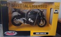 BMW S1000 RR bike Diecast model Black 1/12 scale miniature Bike model by Metal Speed ZONE MSZ