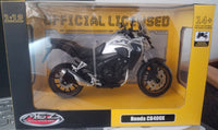 Honda CB400 X bike Diecast model Black 1/12 scale miniature Bike model by Metal Speed ZONE MSZ