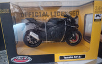 Yamaha YZF R1 bike Diecast model Black 1/12 scale miniature Bike model by Metal Speed ZONE MSZ