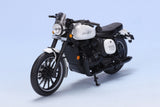 JAWA 42 bike miniature scale model bike in Sirius White colour scale 1/18 by Maisto