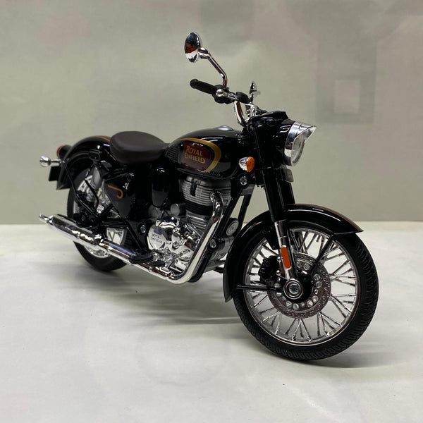 Royal Enfield Classic 350 Halycon Black colour scale 1/12 by Maisto