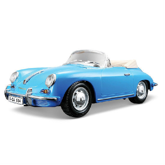 Bburago Porsche 356B Cabriolet 1961 1/18 Blue - Hobbytoys