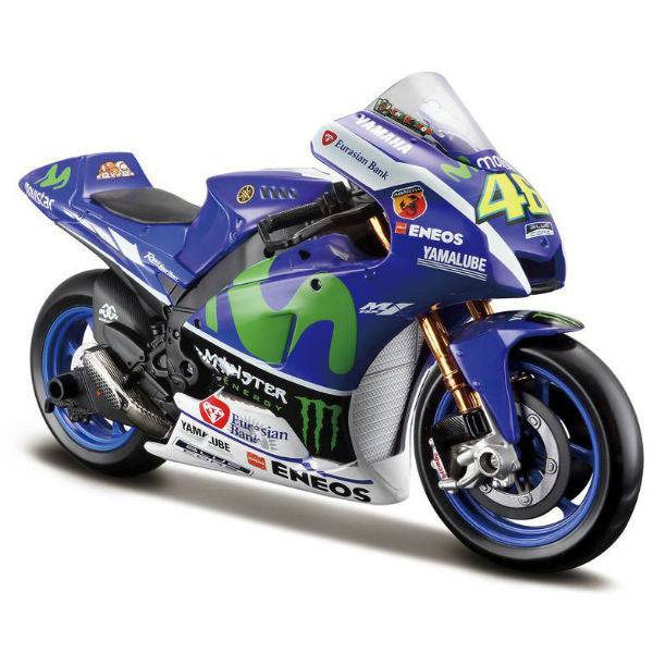 Maisto MotoGP 2016 Yamaha YZR-M1 #46 Valentino Rossi 1/10