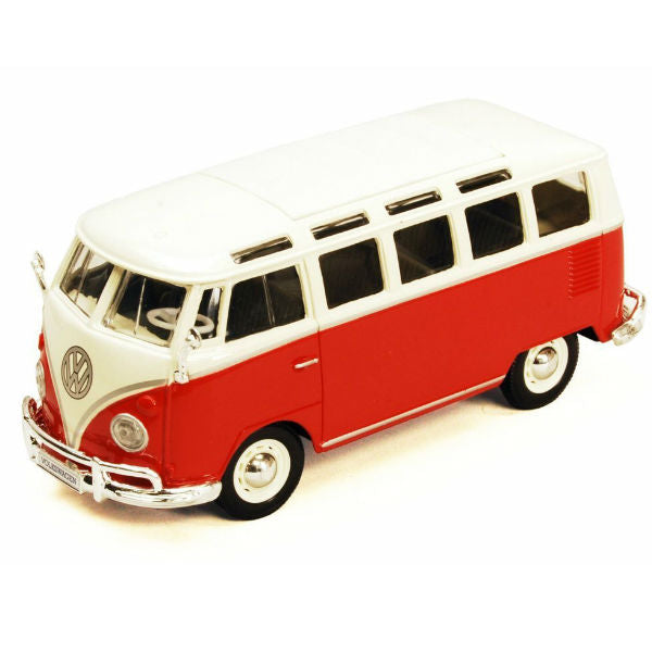 Maisto Volkswagen Van Samba 1/25 Red