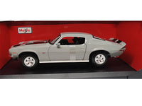 Maisto 1971 Chevrolet Camaro Grey 1/18-hobbytoys