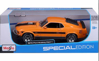 Maisto 1970 Ford Mustang Mach 1 1/18 Orange