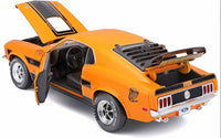 Maisto 1970 Ford Mustang Mach 1 1/18 Orange